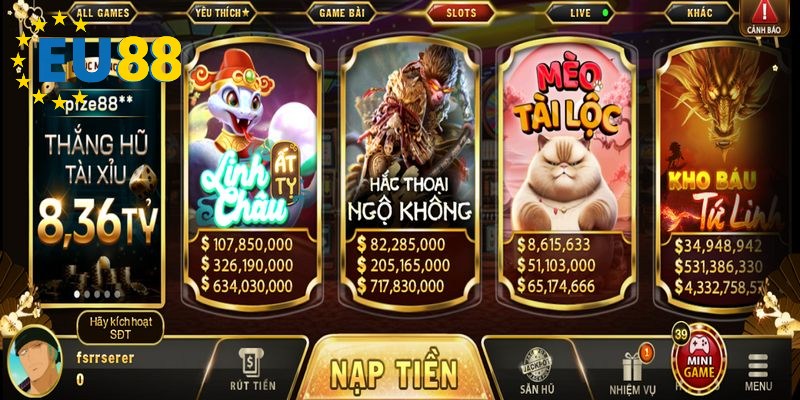 Các thể loại giải trí cá cược hiện có tại cổng game 